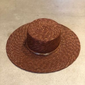 Gigi Pip Capri Medium Brown Straw Hat